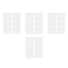 32Pcs Clear Plastic Shelf Separators for Wood and Wire Shelves
