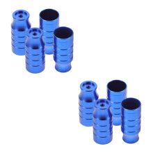 8Pcs Bike Wheel Hub Lamp Holder Aluminum Alloy Quick Release Black