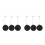 6Pcs Black ABS Steel Retractable Anti-Loss Security Cable Tether 1