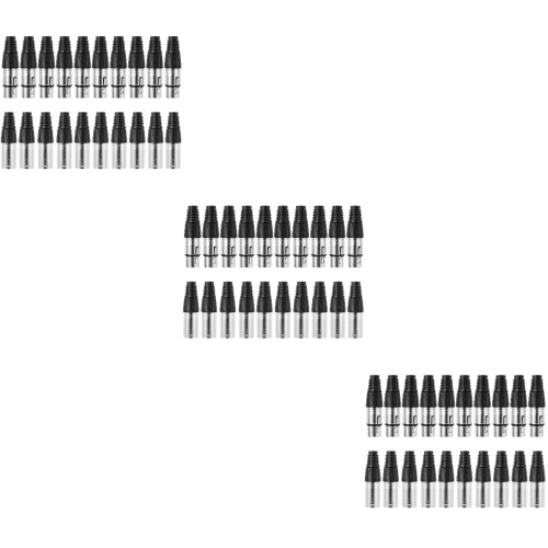 3Sets Compacte 3-Pin Xlr Pluggen Voor Microfoon En Geluidsapparaat