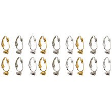 18Pcs Metal Clip-on Earring Backs for Non-Pierced Ears DIY Supplies