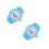 2Pièces Étanches Enfants Silicone Sirène Cartoon 10