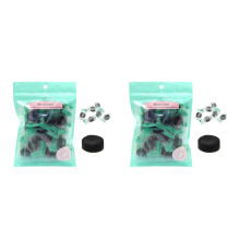 80Pcs Black Bamboo Compressed Mask Fabric for Skin Care Women