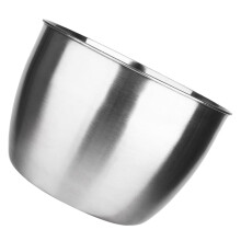 2Pcs Silver Multi-Purpose Cream Stirring Bowl Deep Kitchen Basin