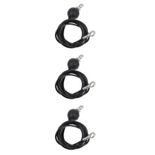 3Pcs Durable Steel Wire Rope Pulley System Fitness Gym Equipment Cable