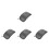 4Pcs Eva Black Protective Case for Glasses Ski Snowboard Goggles 1