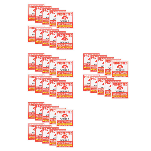 Stickers Removable Adhesive Window Warning Decals