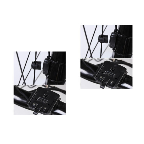 2Pcs Waterproof Bike Computer Wireless Speedometer Odometer Black