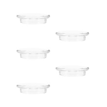 5Pcs Clear Borosilicate Glass Lid for Tea Kettle Tea Pot Cover