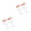 4Pièces Gobelets Usage Bébé Rose, Design 11