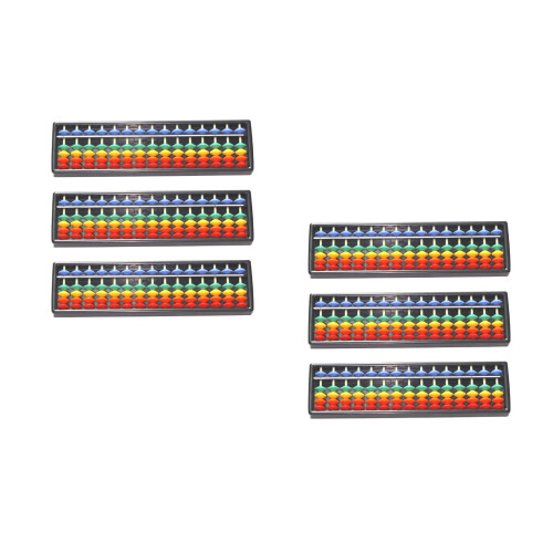 6Pcs Portable Abacus for Kids Durable Arithmetic Tool