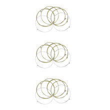18Pcs Acoustic Guitar Strings Stainless Steel Metal Assorted