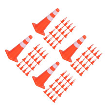 80Pcs Orange Traffic Cone Toy Set PVC Material for Kids Road Education