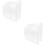 4Pcs PU Foam Sheets Packing Foam Inserts for Cases and Shipping White 1