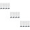 3Sets White Spliced Aquarium Isolation Panel with Suction Cups Durable 1