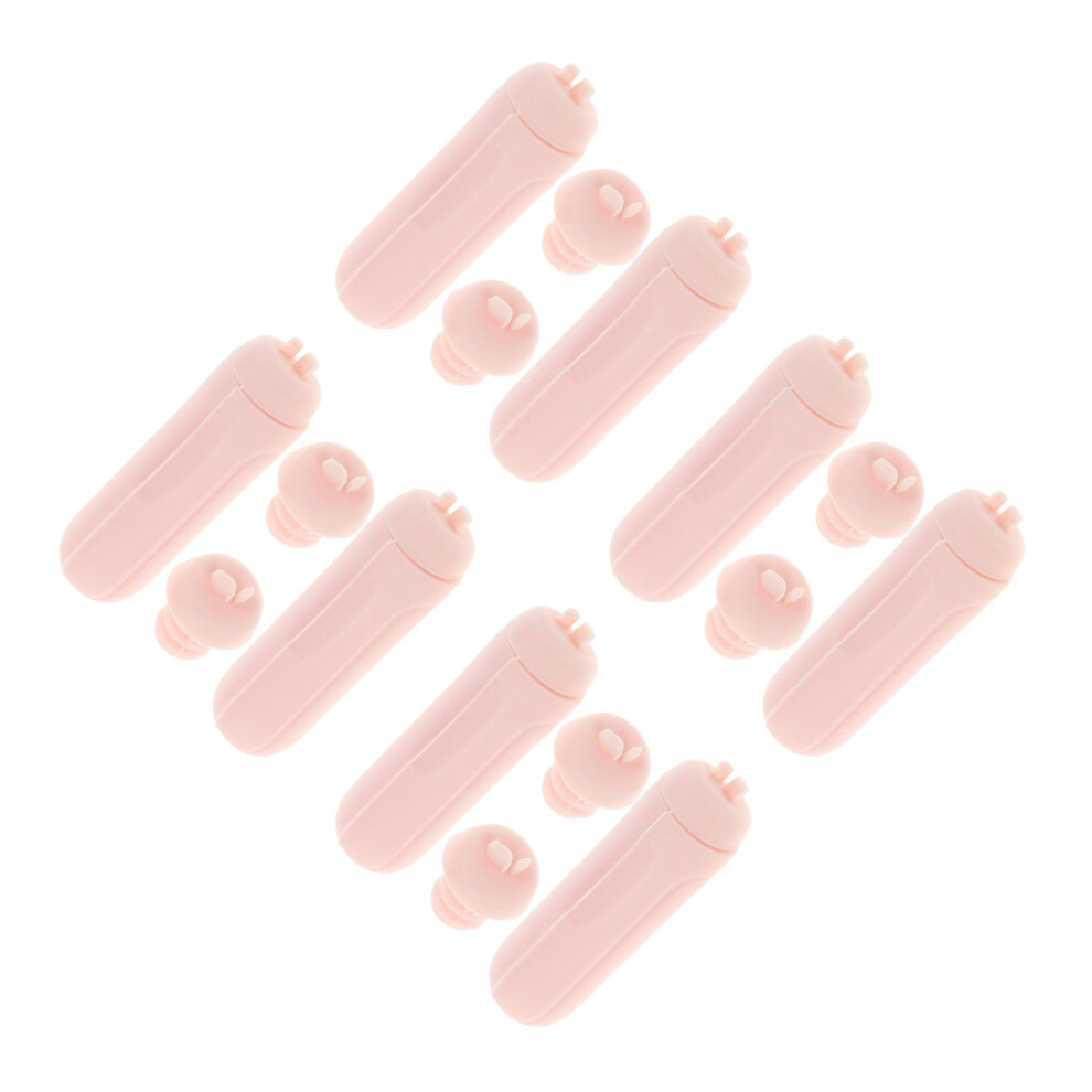 Villcase Pink 8Pcs Silicone Nail Stamper Pens Nail Art Kit For Easy Designs