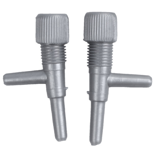 Aquarium Fish Oxygen Air  Tubing Flow Control Valve 60 Pcs Gray 2