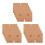 30Pcs Portable Paper Stave Notebook Khaki for Music Practice and Notes 1