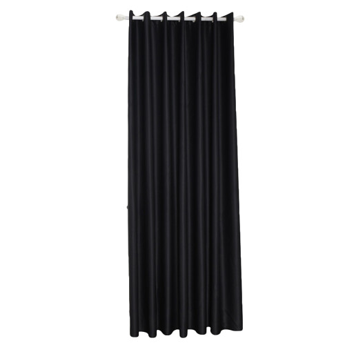 Black Window Curtains Premium Polyester Sheer Drapes for Privacy