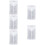 5Pcs White Garment Bags Clothes Covers for Storage 1
