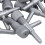 Aquarium Fish Oxygen Air  Tubing Flow Control Valve 60 Pcs Gray 8