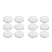 12Pcs Silver Stainless Steel Handrail Covers Decorative Post Caps