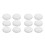 12Pcs Silver Stainless Steel Handrail Covers Decorative Post Caps 1