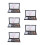 5Sets Damen Augenbrauenpuder Set Langanhaltend 1
