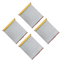 4Pcs Easy-Store Yellow Reusable Calligraphy Cloth for Home and Study