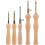 10Pcs Lightweight Punch Needle Set Wooden Handle DIY Sewing Tool 1