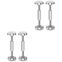4Stk Edelstahl Bettrahmen Fixierer Verstellbar Antirutsch Stabilisator