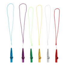 12Pcs Premium Metal Kazoo Flute with Hanging Strap Colorful Kids Toy