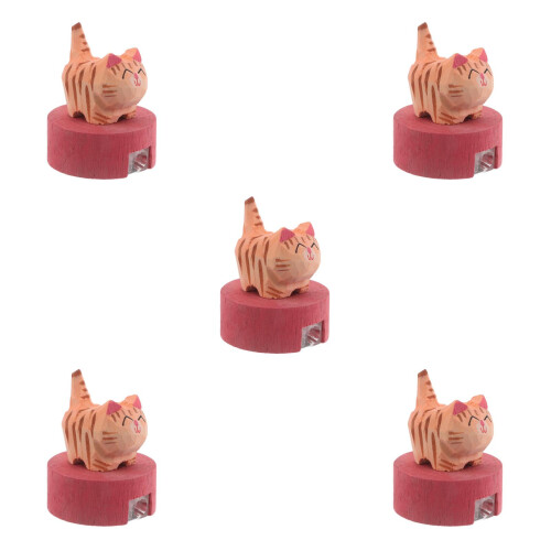 5St Compacte Potloodslijpers Met Schattige Kattenstijl 1