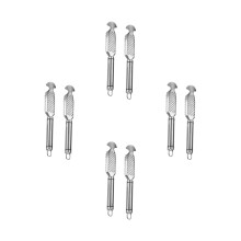 8Pcs Stainless Steel Fish Scaler with Ergonomic Handle for Kitchen Use