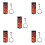 5Pcs Red Drumstick Carrying Case Oxford Cloth Drumstick Storage Bag 1
