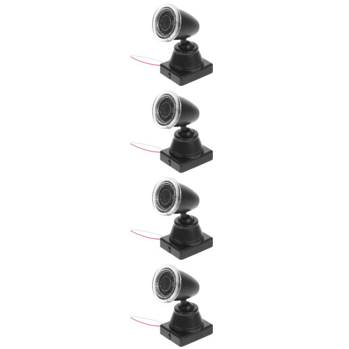 4Pcs Micro Landscape Signal Light Model Plastic for Train Scene Decor