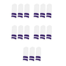 15Pcs Purple Soft Finger Toothbrush for Small Dogs Cats Oral Care