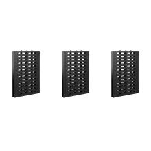 3Pcs Plastic Drain Cover Outdoor Black Trench Grate Sewer System
