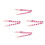 4Pcs Comfortable Pink Heart Shaped Adjustable Crossbody Bag Straps 1