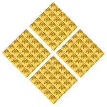 400Pcs Golden Aluminum Foil Candy Wrappers for Chocolate Packaging