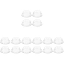 16Pcs Silicone Breast Pump Bowls Clear Vacuum Parts for New Mothers
