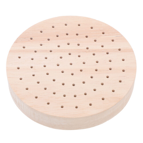 3Pièces Base En Bois Pour Exposer Figurines 1
