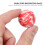 50Pièces Balles Caoutchouc Multicolores Jouets Educatifs 2