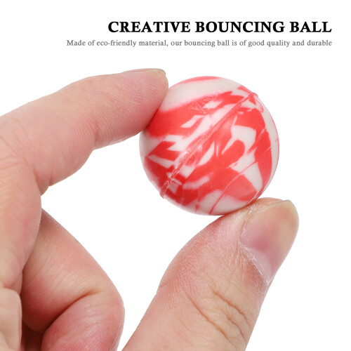 50Pièces Balles Caoutchouc Multicolores Jouets Educatifs 1