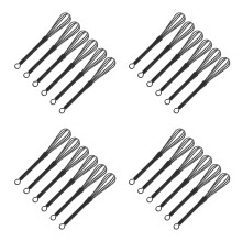24Pcs Mini Plastic Whisks for Hair Color Stirring and Cooking Tasks