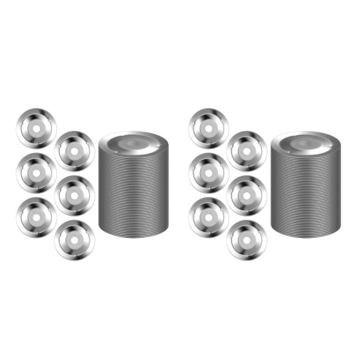100Pcs Silver Drum Ring Replacement for Cymbal Percussion Drum Kits