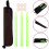 3Sets Classic Nylon Drumsticks Assorted Colors with Bag and Dampener 7