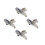 4Pièces Base Stable ABS Gris Support Pistolet À Colle Maison 1