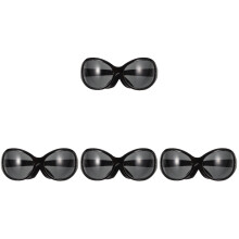 4Pcs Durable Black Ac Sunglasses Women Stylish Summer Vacation Eyewear