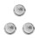 3Pièces Boules Cristal Gravées Claires Pour Maison 5